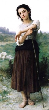  Bergere Painting - Bergere Realism William Adolphe Bouguereau